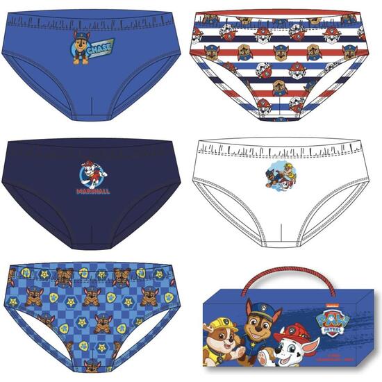 PACK CALZONCILLOS SINGLE JERSEY 5 PIEZAS PAW PATROL image 0