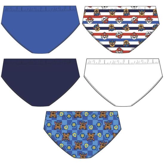 PACK CALZONCILLOS SINGLE JERSEY 5 PIEZAS PAW PATROL image 1