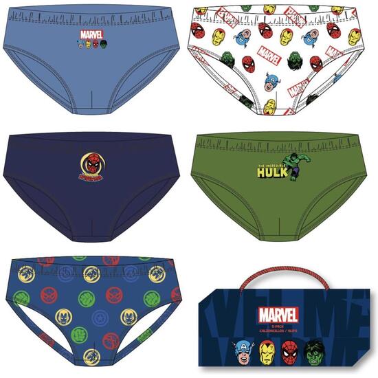 PACK CALZONCILLOS SINGLE JERSEY 5 PIEZAS MARVEL image 0