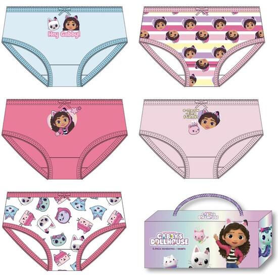 PACK BRAGUITAS SINGLE JERSEY 5 PIEZAS GABBY´S DOLLHOUSE image 0