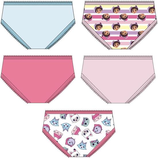 PACK BRAGUITAS SINGLE JERSEY 5 PIEZAS GABBY´S DOLLHOUSE image 1
