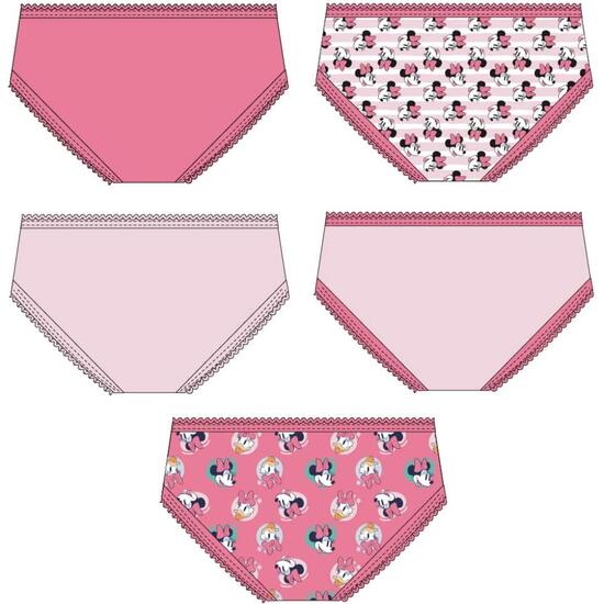 PACK BRAGUITAS SINGLE JERSEY 5 PIEZAS MINNIE image 1
