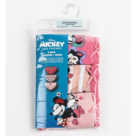 PACK BRAGUITAS SINGLE JERSEY 3 PIEZAS MINNIE image 4