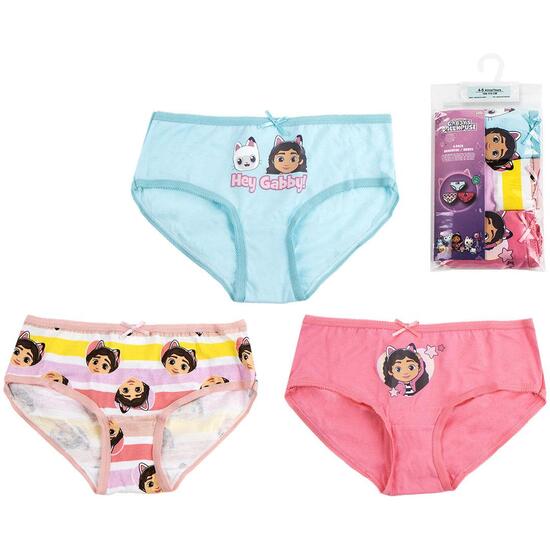 PACK BRAGUITAS SINGLE JERSEY 3 PIEZAS GABBY´S DOLLHOUSE image 0
