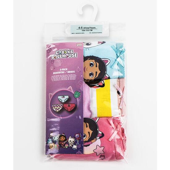 PACK BRAGUITAS SINGLE JERSEY 3 PIEZAS GABBY´S DOLLHOUSE image 4