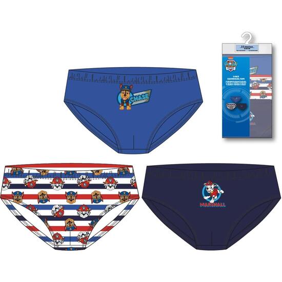 PACK CALZONCILLOS SINGLE JERSEY 3 PIEZAS PAW PATROL image 0