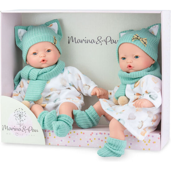 SET MUÑECOS PITUS MELLIZOS 40CM image 0