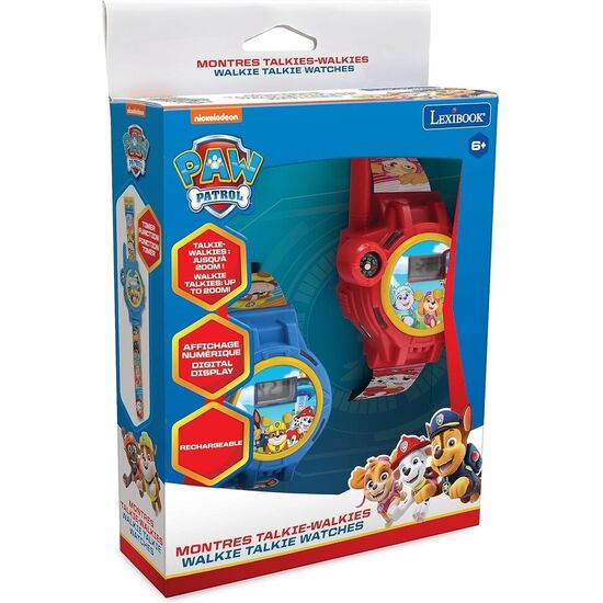 RELOJ WALKIE TALKIE PATRULLA CANINA PAW PATROL image 1