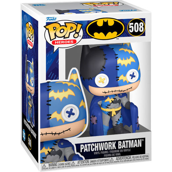 FIGURA POP DC COMICS PATCHWORK BATMAN image 0