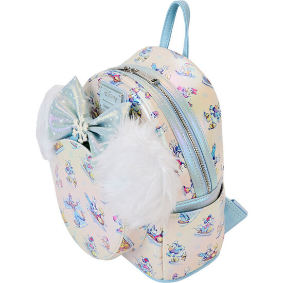 SET MOCHILA + DIADEMA OREJAS WINTER WONDERLAND MICKEY AND FRIENDS DISNEY LOUNGEFLY 26CM image 1