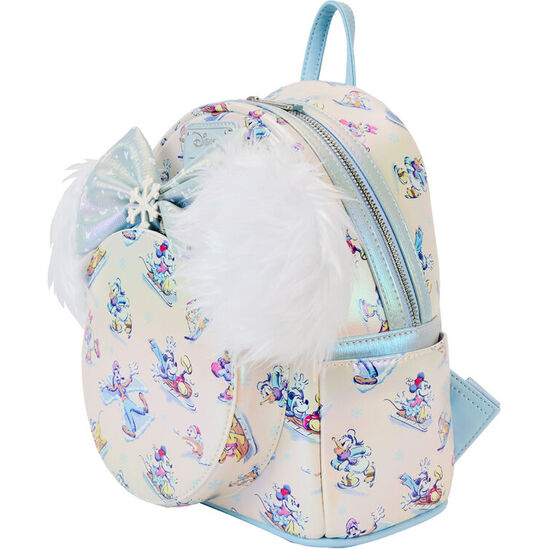 SET MOCHILA + DIADEMA OREJAS WINTER WONDERLAND MICKEY AND FRIENDS DISNEY LOUNGEFLY 26CM image 2