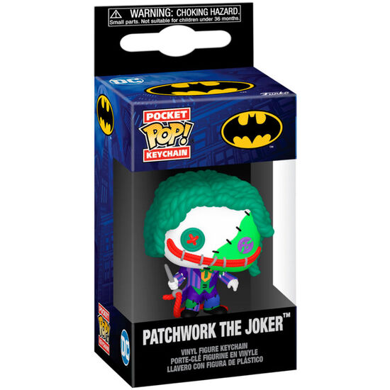 LLAVERO POCKET POP DC COMICS PATCHWORK JOKER image 0