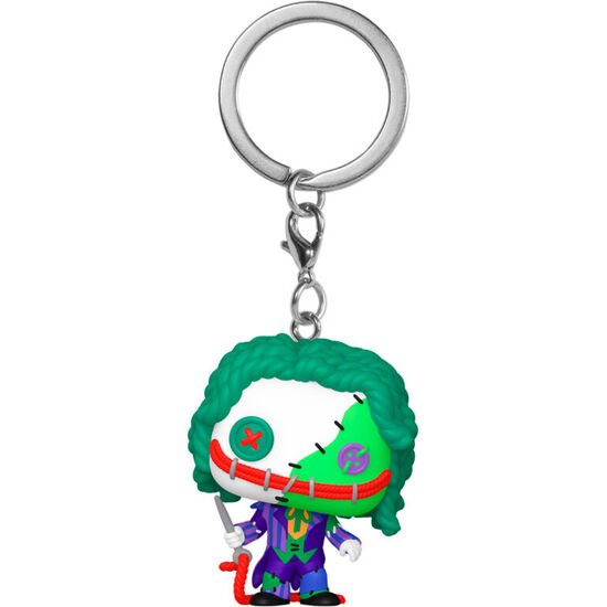 LLAVERO POCKET POP DC COMICS PATCHWORK JOKER image 1
