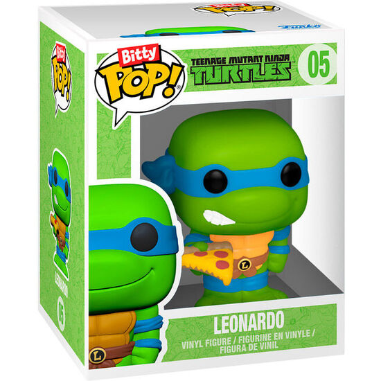 FIGURA BITTY POP RIDE TORTUGAS NINJA LEONARDO AND TURTLE VAN image 2
