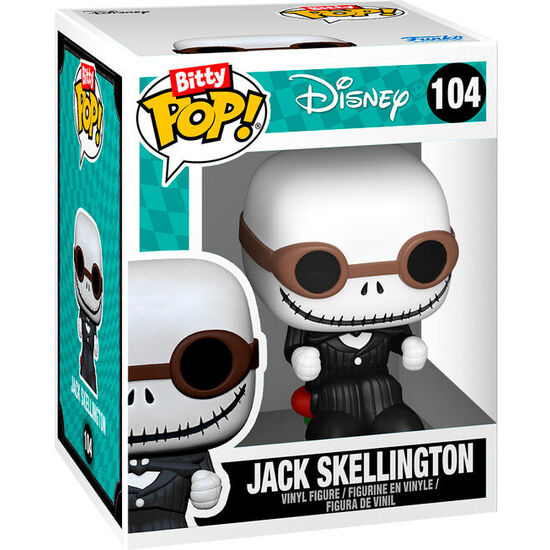 FIGURA BITTY POP RIDE DISNEY PESADILLA ANTES DE NAVIDAD JACK SKELLINGTON WITH SNOWMOBILE image 2