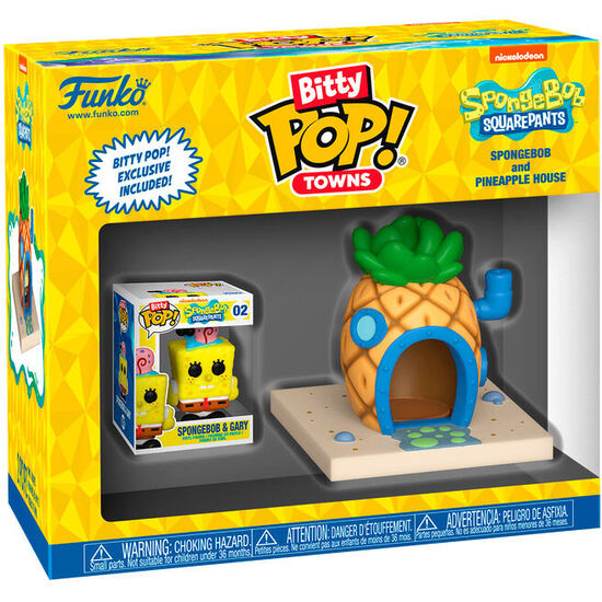 FIGURA BITTY POP TOWN BOB ESPONJA - SPONGE BOB AT HOME image 0