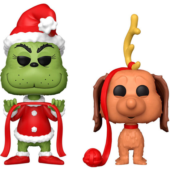BLISTER 2 FIGURAS POP THE GRINCH - GRINCH & MAX image 0