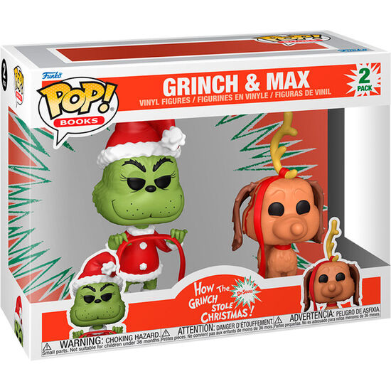 BLISTER 2 FIGURAS POP THE GRINCH - GRINCH & MAX image 1