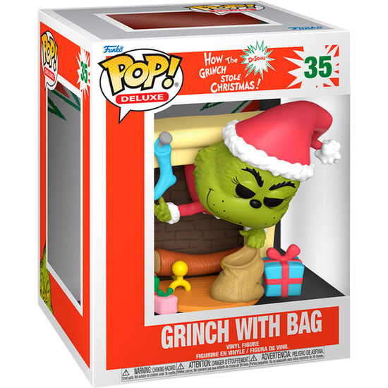FIGURA POP DELUXE THE GRINCH WITH BAG image 0