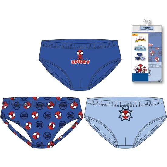 PACK CALZONCILLOS SINGLE JERSEY 3 PIEZAS SPIDEY image 0