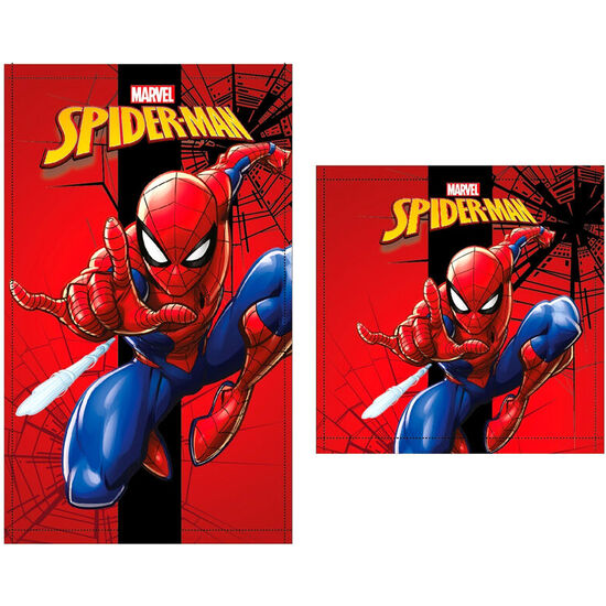 SET 2 TOALLAS BAÑO SPIDERMAN MARVEL ALGODON image 0