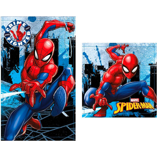 SET 2 TOALLAS BAÑO SPIDERMAN MARVEL ALGODON image 0