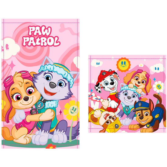 SET 2 TOALLAS BAÑO PATRULLA CANINA PAW PATROL ALGODON image 0