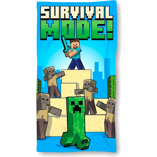 TOALLA MINECRAFT MICROFIBRA image 0