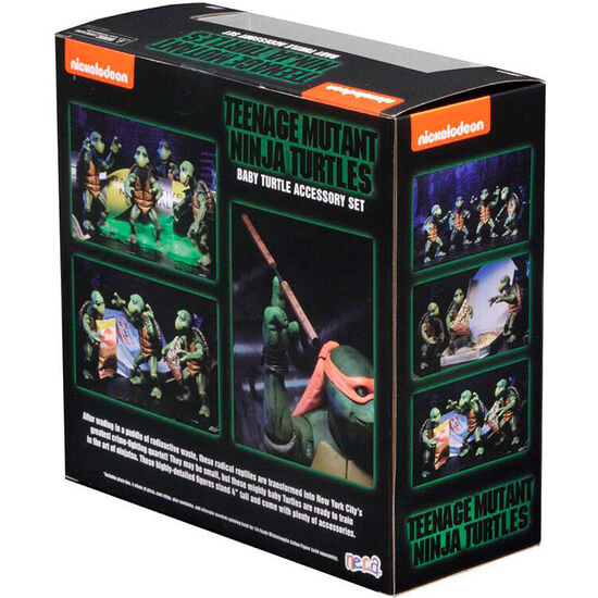 SET 4 FIGURAS BABY TURTLES LAS TORTUGAS NINJA 10CM image 3