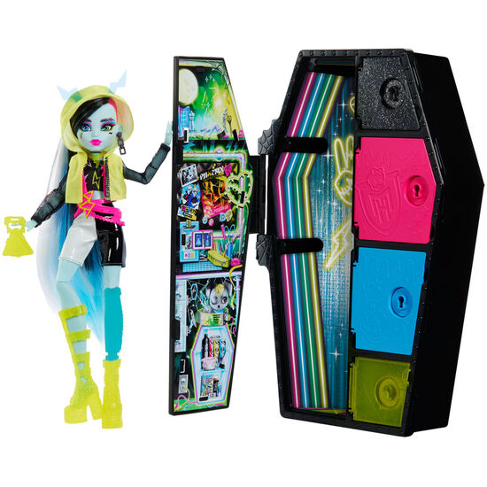 MUÑECA FRANKIE STEIN SKULLMATE SECRETS NEON FRIGHTS MONSTER HIGH 25CM image 0