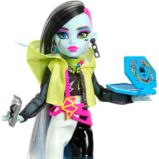MUÑECA FRANKIE STEIN SKULLMATE SECRETS NEON FRIGHTS MONSTER HIGH 25CM image 2