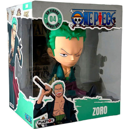 FIGURA HUCHA ZORO ONE PIECE 18CM image 0