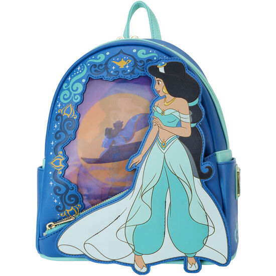 MOCHILA LENTICULAR JASMINE ALADDIN DISNEY LOUNGEFLY 26CM image 1