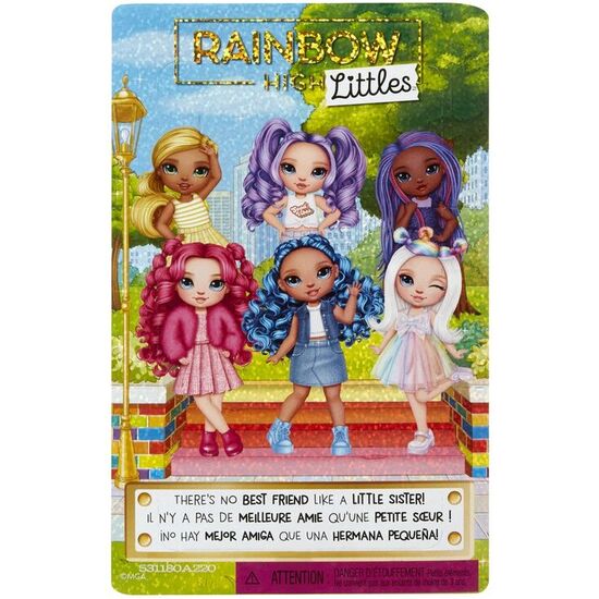 MUÑECA LITTLE FASHION ROSA RAINBOW HIGH image 2