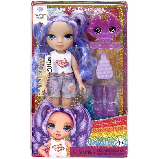 MUÑECA LITTLE FASHION AMATHYST MORADA RAINBOW HIGH image 0