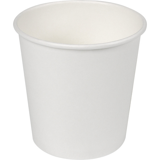 SET-30 VASO BLANCO CARTON 80CC ALGON image 0