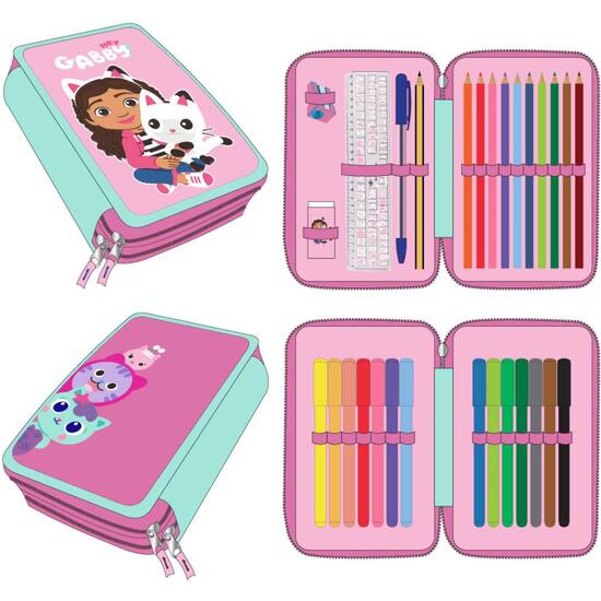 PLUMIER CON ACCESORIOS GABBY´S DOLLHOUSE image 0