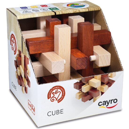 CUBE  10X10 CM. (MADERA FSC) image 0