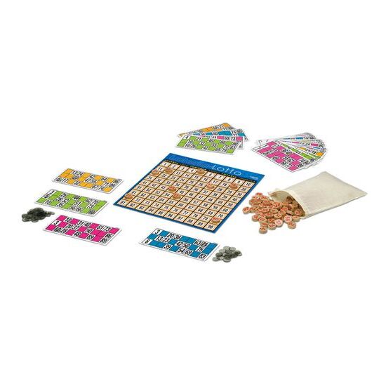 LOTERIA 48 CARTONES CAJA MADERA image 1