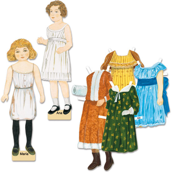 RECORTABLES MUÑECAS image 1