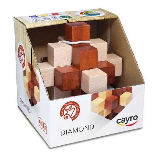 DIAMOND 10X10 CM.  (MADERA FSC) image 0