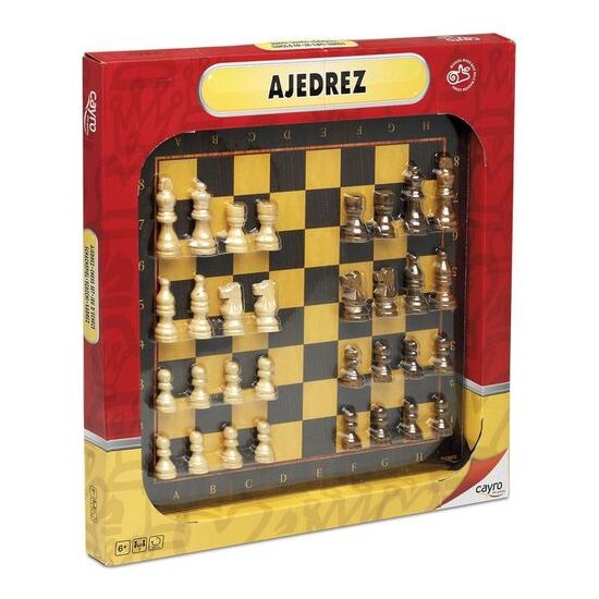 TABLERO AJEDREZ CON ACCESORIOS DE MADERA image 1