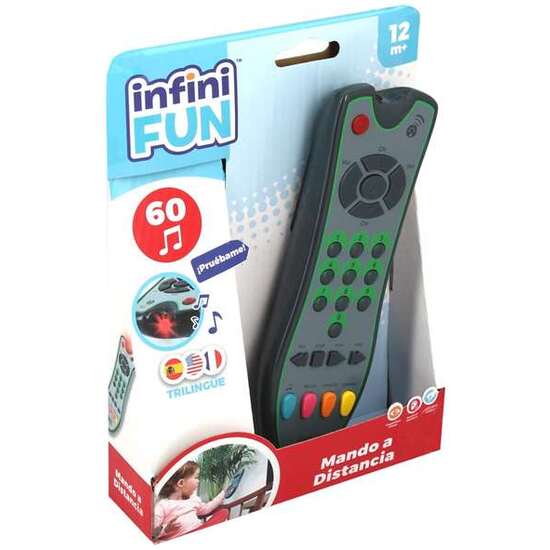 MANDO A DISTANCIA INFINIFUN. CON 4 MODOS DE JUEGO LUCES Y SONIDOS.24 TECLAS. 3 IDIOMAS (FRANCES, INGLES Y ESPAÑOL) image 4