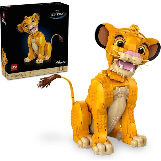 EL REY LEON:SIMBA JOVEN LEGO DISNEY image 0