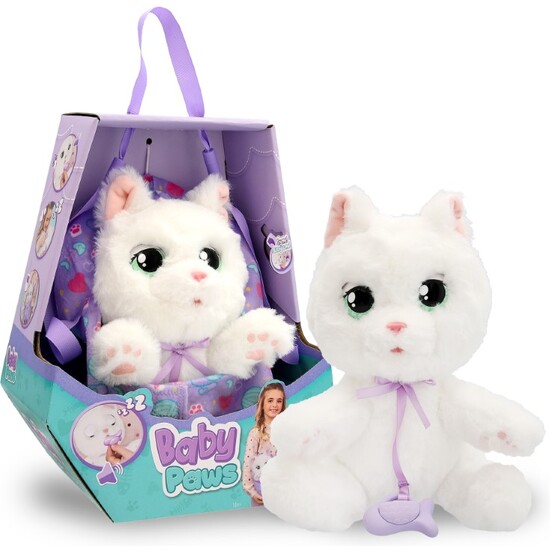 BABY PAWS WHITE CAT image 0