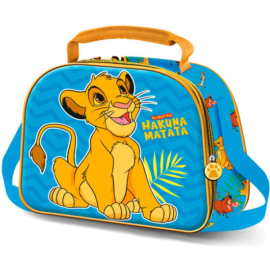 BOLSA PORTAMERIENDAS 3D HAKUNA EL REY LEON DISNEY image 0