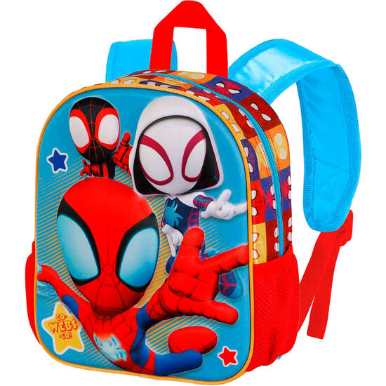 MOCHILA 3D THREE SPIDEY MARVEL 31CM image 1