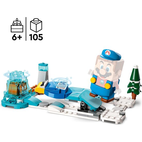 ICE MARIO SUIT AND FROZEN WORLD EXP image 1