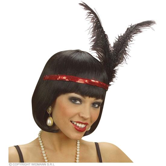 DIADEMA CHARLESTON CON 2 PLUMAS image 0