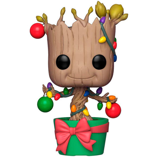 FIGURA POP MARVEL HOLIDAY GROOT WITH LIGHTS & ORNAMENTS image 0